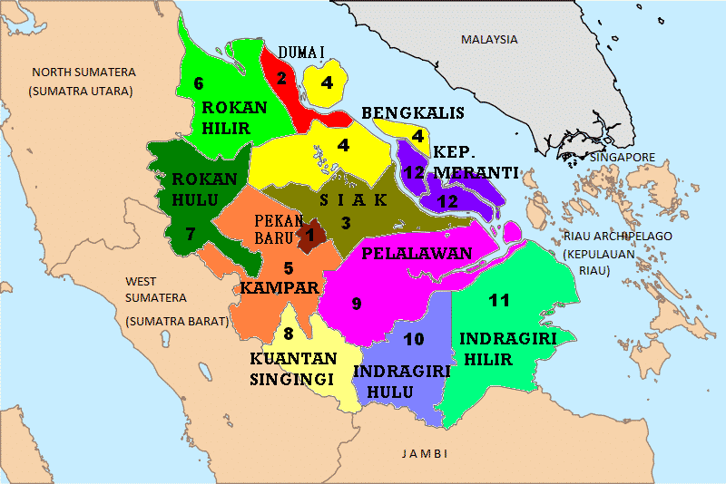 peta riau 1 - Riau - Provinsi Riau