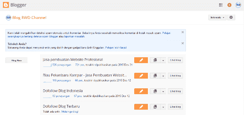 blogger - Tren Warna Web Design / Desain Website di Indonesia 2016