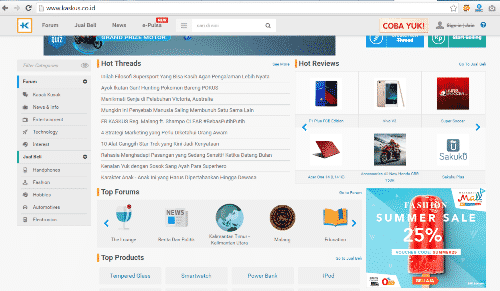 kaskus - Tren Warna Web Design / Desain Website di Indonesia 2016