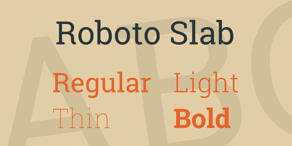 roboto slab font - Jenis Font Terbaik Untuk Website