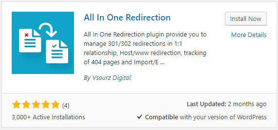 plugin all in one redirection - Cara Redirect Website Wordpress Non WWW ke WWW