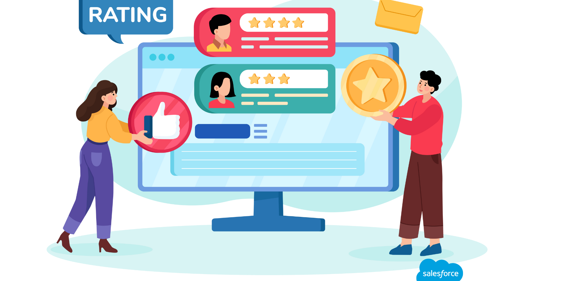 social media marketing dengan grafik pertumbuhan penjualan dan aktivitas promosi melalui platform media sosial.