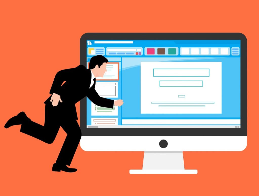 Dashboard analitik digital marketing yang menampilkan grafik pertumbuhan trafik, konversi, dan data audiens