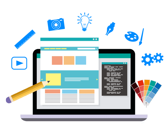 Strategi internet marketing visioner ditampilkan melalui dashboard digital dengan grafik pertumbuhan brand dan analitik pemasaran modern..