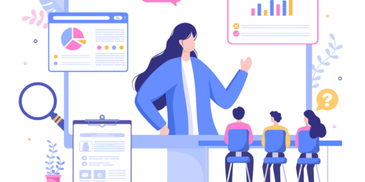 digital marketing dengan grafik performa kampanye dan analitik real-time.